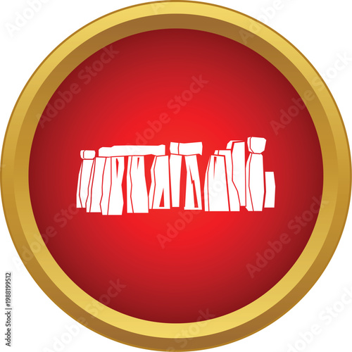 Stonehenge, a famous prehistoric monument, forming a cultural landmark icon