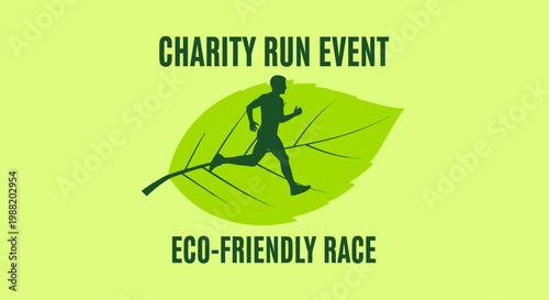 Green Charity Run Event Celebrating Environmental Awareness And Natural Endurance