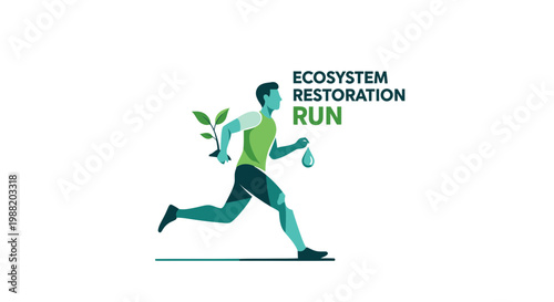 Eco-Friendly Runner Planting, Revitalizing Habitats and Restoring Earth's Ecosystems, Running