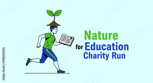 Educational Charity Run Promoting Environmental Awareness With Nature and Reading Integration