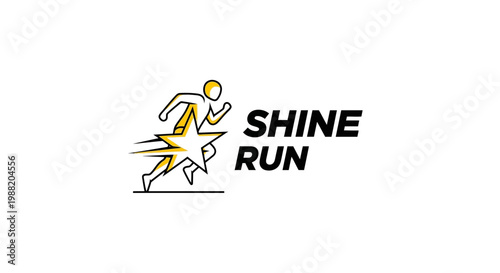Dynamic Runner Graphic Symbolizing Speed Achievement And Excellence