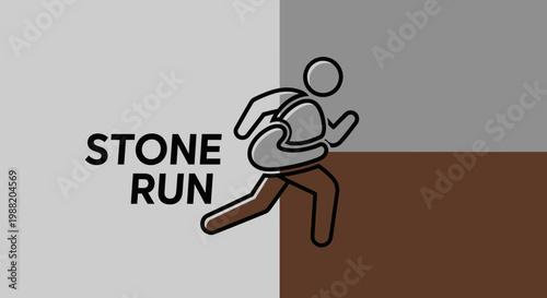 Dynamic Runner Icon Embodies Forward Motion And Endurance