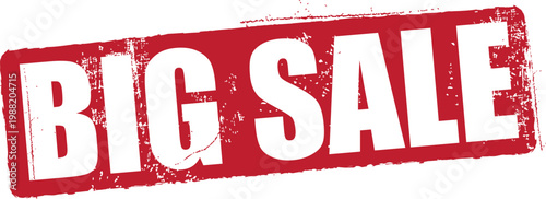 Big Sale Vector Rubber Stamp