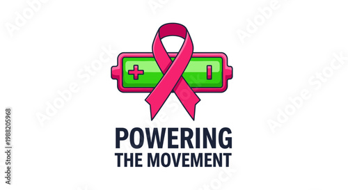 Empowering Action: A Symbolic Depiction of Support and Sustained Advocacy for Cancer Awareness