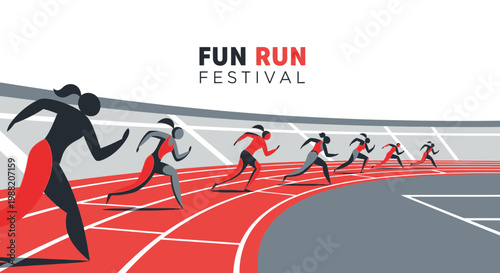 Energetic Runners Embark On The Thrilling Fun Run Festival Adventure Successfully