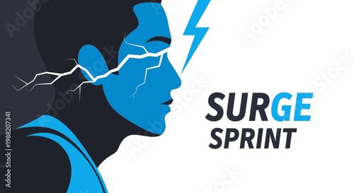 Energetic Athlete Unleashing Power During A Sprint, Representing Speed And Determination