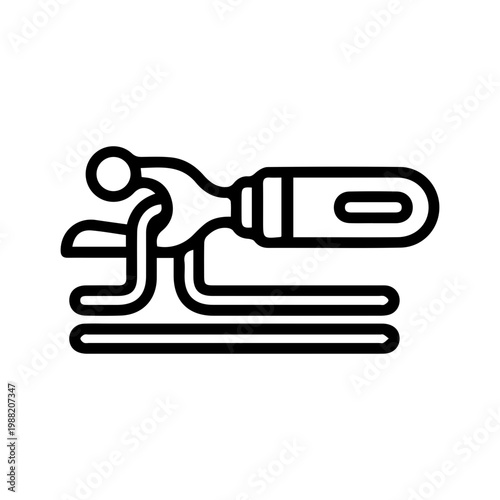 Wire cutter tool icon