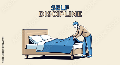 Establishing Self-Control: A Visual Representation of Daily Consistency and Good Habits