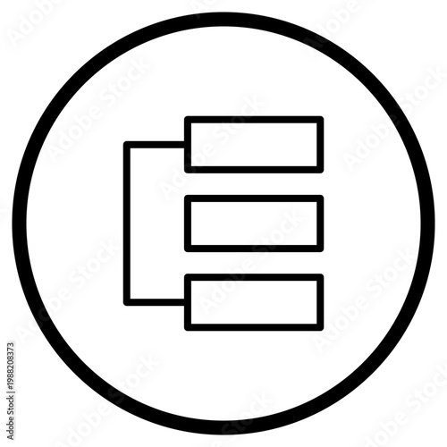 hierarchy circle icon
