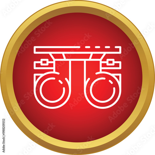 Phoropter device helping determine vision correction in eye examination