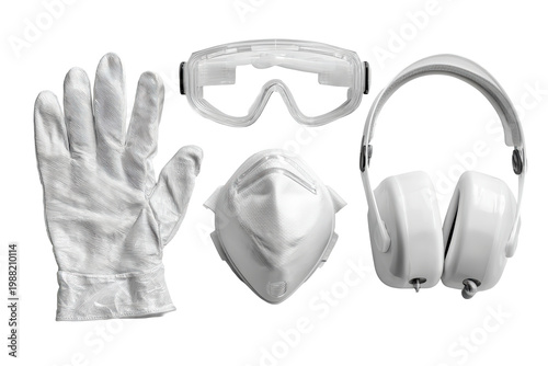 Industrial Safety Mask Glasses And Protection Set