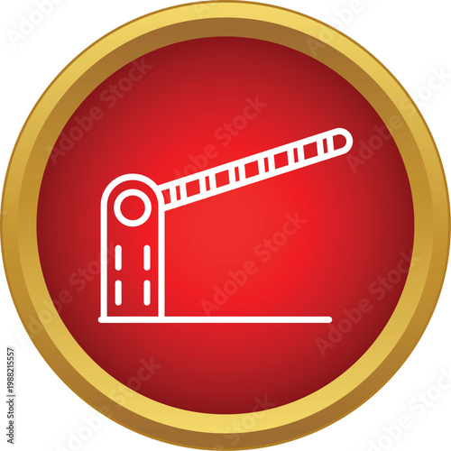 Security barrier preventing access, symbolizing control and entry restriction