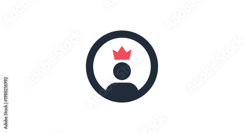 King Icon Profile Picture Crown.