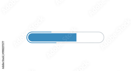 Loading Progress Bar Indicator Icon.