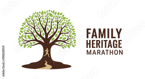 Family Heritage Marathon: Symbol Of Roots, Growth, And Endurance Visualizing A Legacy And Run