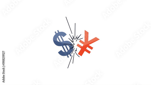 Rising Tariff Arrow Icon with Tax Percentage Symbol