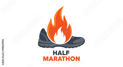 Fiery Half Marathon: Symbol Of Speed, Endurance, And Passionate Running Competition