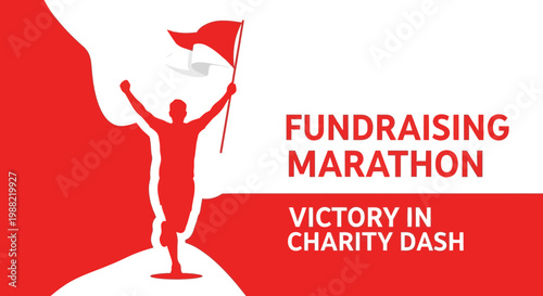 Fundraising Marathon Victory In Charity Dash Celebration