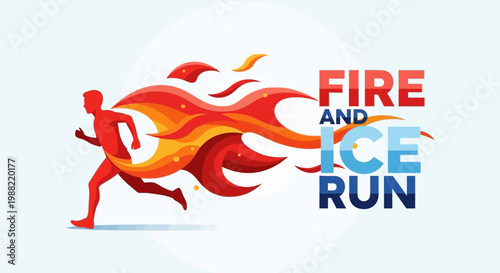 Fiery Silhouette: A Dynamic Visualization of the Fire and Ice Run Concept Design