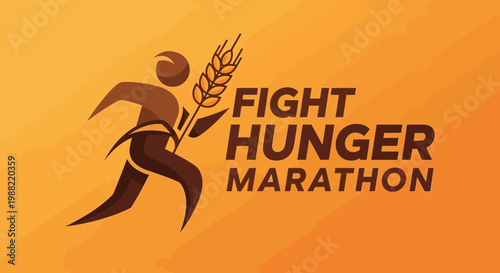 Fighting World Hunger: A Marathon Symbolizing Food Security and Nutritional Needs