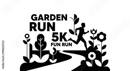 Garden Run 5K: Fun Fitness Event in a Botanical Landscape Environment