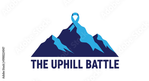 Graphic Representation Of Overcoming Challenges And Rising Above Adversity