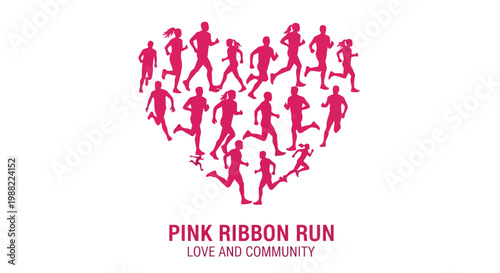 Heart Of Runners Unite For Pink Ribbon Community Celebration