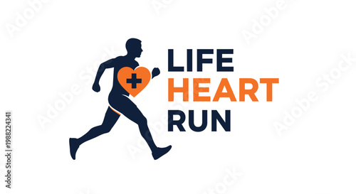 Healthy Heart Marathon: A Motivational Illustration for Exercise and Wellness Initiatives
