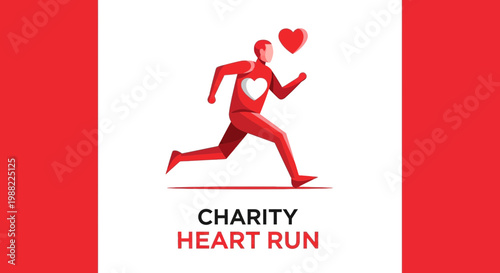 Heart Shaped Charity Run: A Symbol Of Compassion, Emblem of Community Support