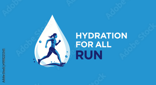 Hydration And Run: Refreshing Fitness Campaign Promoting Wellness and Athleticism