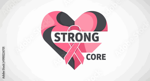 Heart Symbolizing Strength, Core Values, Support, and Unity in the Fight Against Cancer