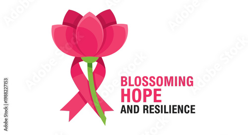 Illustration Depicting Blossoming Hope, Resilience, Support, and Solidarity Symbolism