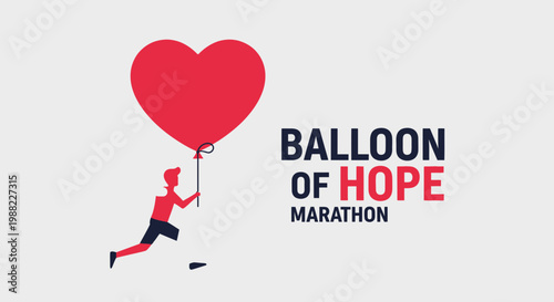 Heart Balloon Marathon: A Vision of Inspiration and Collective Triumph in Motion