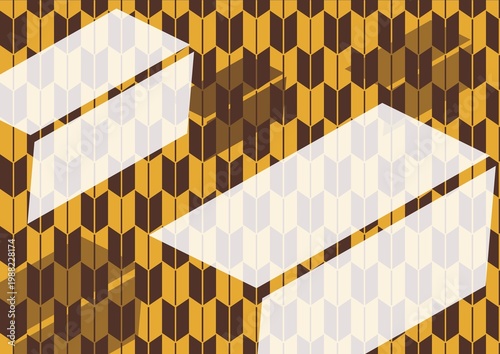 Japanese Traditional Seamless Arrow Fletching Pattern - Classic Oriental Geometric Background