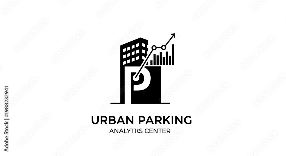 Fototapeta premium Urban Parking Lot Structure Design.