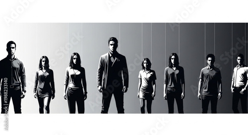 Group of people standing together.