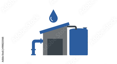 Water Tank House Storage System.
