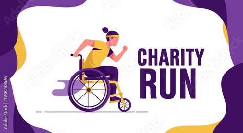 Inclusive Charity Event Showcasing Determination and Community Participation in Wheelchair Run