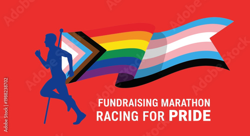 Inclusive Fundraising Marathon Championing Pride and Championing Community Unity Forever