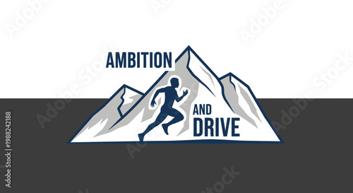 Inspiring Visual Representation Of Ambition, Drive, Perseverance, And Achieving Goals