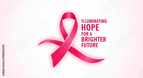Inspiring Visual Representation of Hope And Support For Breast Cancer Awareness, Charity Fundraiser