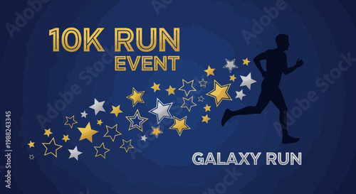 Inspiring Galaxy Run Event: Celebrating Fitness and Achievement with Stellar Design