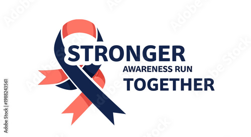 Inspiring Ribbon Design Promoting Awareness and Unity Through Combined Efforts