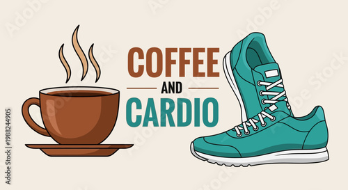 Inspiring Image Showcasing Fitness Enthusiasts and Their Daily Coffee Routine