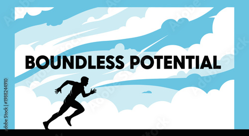 Inspiring Visual Communication Depicting Boundless Potential And Human Ambition