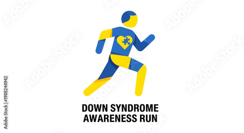 Inspiring Image: Down Syndrome Awareness Run, Showing Hope, Support, And Unity Together