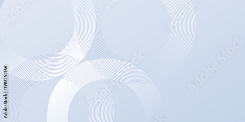 Elegant blue technology background with smooth gradients and circular line elements.
