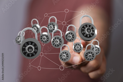 Secure network with digital...