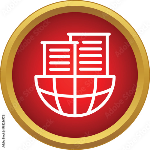 Newspapers on a globe illustrating worldwide media coverage and journalism