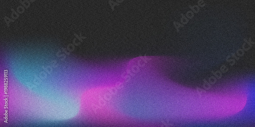 Abstract neon gradient background with glowing cyan purple pink light shapes, blurred smooth futuristic fluid texture for modern digital design wallpaper and creative backdrop